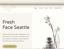Tablet Screenshot of freshfaceseattle.com